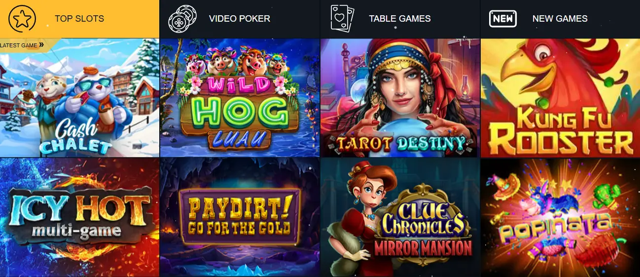 Popular slot games at Brango Casino including Cash Bandits and Plentiful Treasure